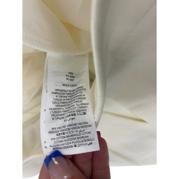 Boden Womens Bi-stretch Flared Pants trousers UK 12L US 8L Ivory R0250 NWT - Picture 5 of 10